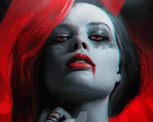 Harley Quinn Margot Robbie paint by number