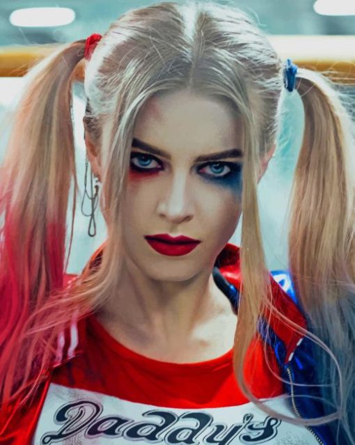 harley quinn paint by numbers