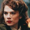 Hayley Atwell Captain America paint by numbers