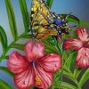 Hibiscus Butterflies paint by numbers