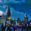 Hogwarts Castle At Night paint by numbers
