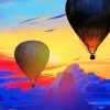 hot air balloon painting by numbers