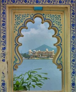 Indian Palace Window paint by numbers