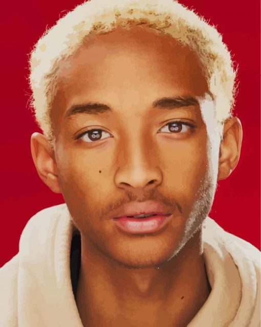Jaden Smith With Blonde Hair paint by numbers