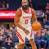 James Harden NBA paint by numbers