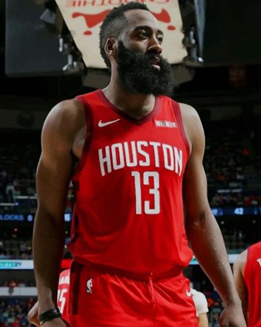 James Harden Basketball paint by numbers