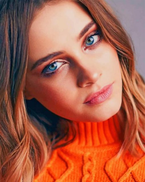 Josephine Langford Famous Actress paint by numbers