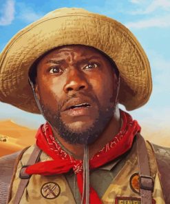 Kevin Hart Jumanji The Next Level paint by number