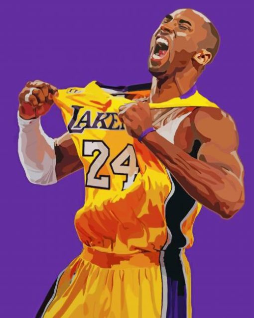 Kobe Bryant NBA paint by numbers