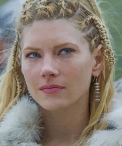 Lagertha Vikings paint by number