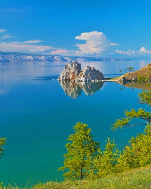 Lake Baikal paint by numbers