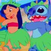 Lilo And Stitch Dancing paint by numbers paint by numbers