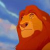 Lion king Mufasa Disney paint by numbers