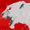 Lion Vector Abstract paint by number
