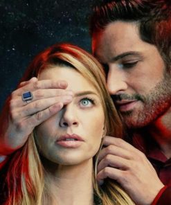 Lucifer and Chloe Decker paint by numbers