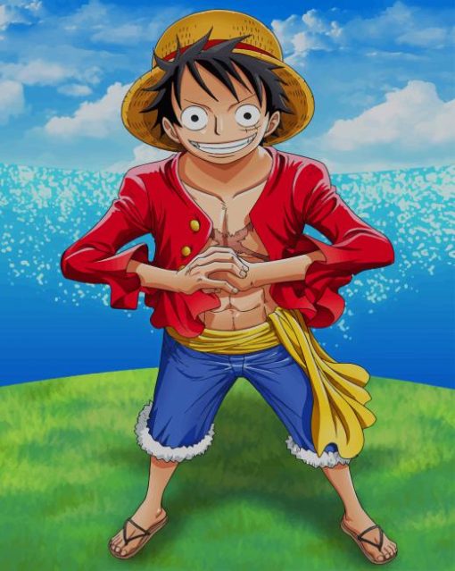 Luffy One Piece Character New Paint By Numbers Canvas Paint By Numbers