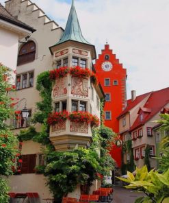 Meersburg Town In Germany paint by numbers