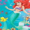 Mermaid Ariel paint by numbers