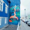 Mermaid Wall Graffiti pain by numbers