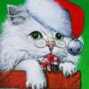 Merry Christmas Cat painyt by numbers