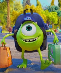 Mike Monsters University paint by number