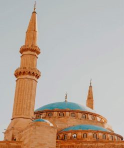 Mohammad Al Amin Mosque Beirut Lebanon paint by numbers