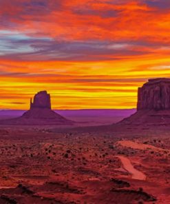 monument valley Arizona paint by numbers