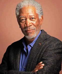 Morgan Freeman paint by numbers