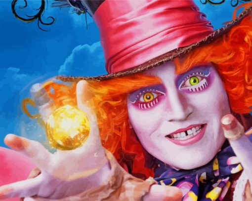 The Mad Hatter paint by number