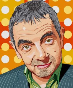 Mr Bean Actor paint by numbers