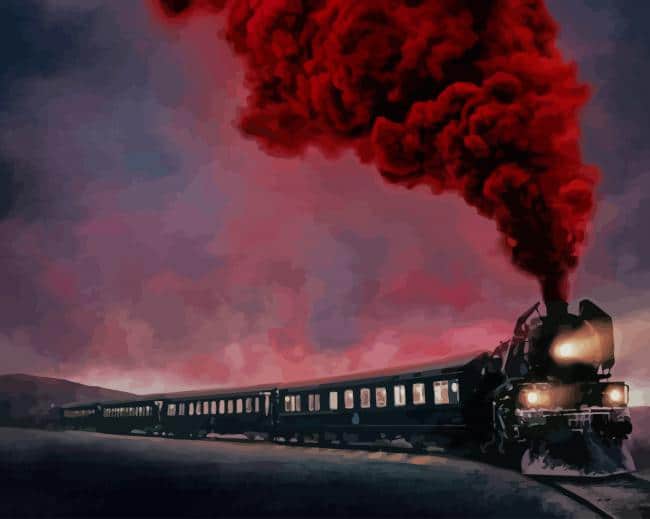 Murder On The Orient Express Book paint by number