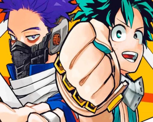 My Hero Academia Characters paint by numbers