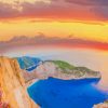 Navagio Beach View Greece paint by numbers