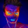 neon body art paint by numbers