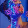 neon girl photography paint by number