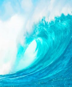 blue ocean recovery wave painting by numbers