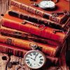 Old Books And Watches paint by numbers