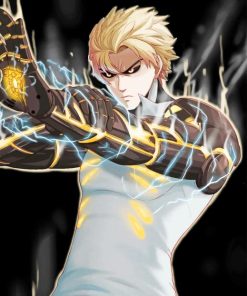 One Punch Man Genos paint by numbers