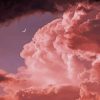 Pink Cumulus Clouds paint by numbers