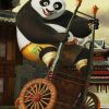 Po kung fu Panda paint by numbers
