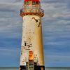 Point Of Ayr Lighthouse paint by numbers