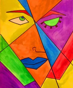 Portrait Picasso paint by numbers