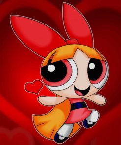 Powerpuff Girl paint by number