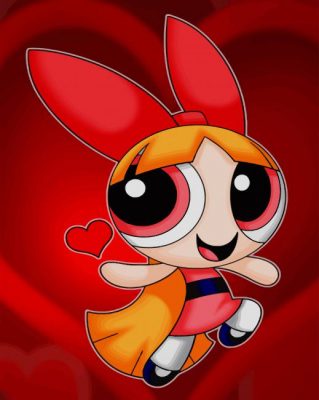 Powerpuff Girl - NEW Paint By Number - Canvas Paint by numbers