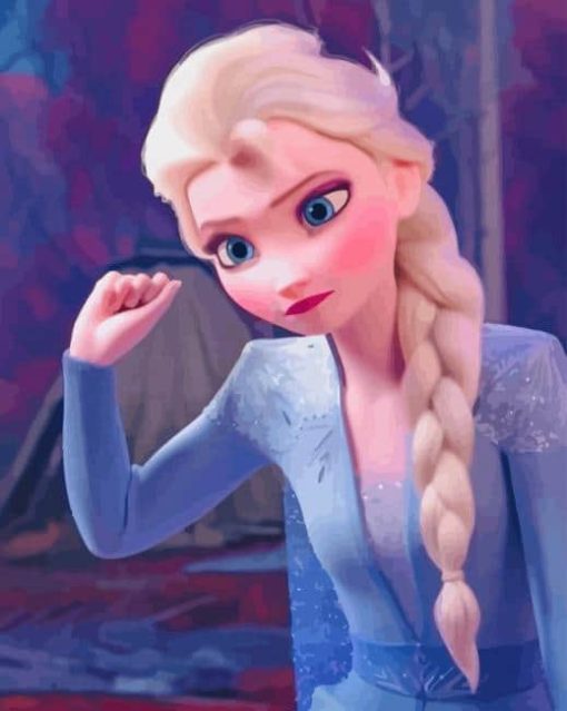 Princess Disney Elsa paint by numbers