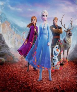 Princess Disney Frozen paint by numbers