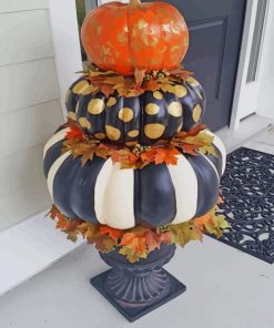Pumpkin Decoration paint by numbers