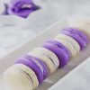 Puple and White Macarons paint by numbers