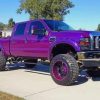 Purple Ford Car paint by numbers