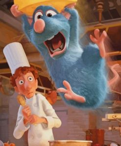 Ratatouille Animation paint by numbers